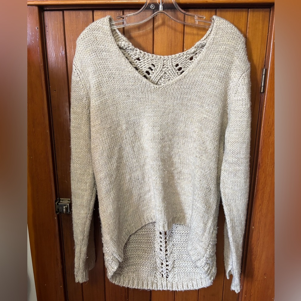 Unique open knit Kenar sweater